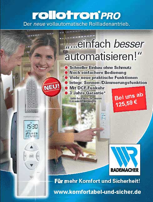 Rollotron Pro mit neuen Funktionen und l&auml;ngerer Garantie